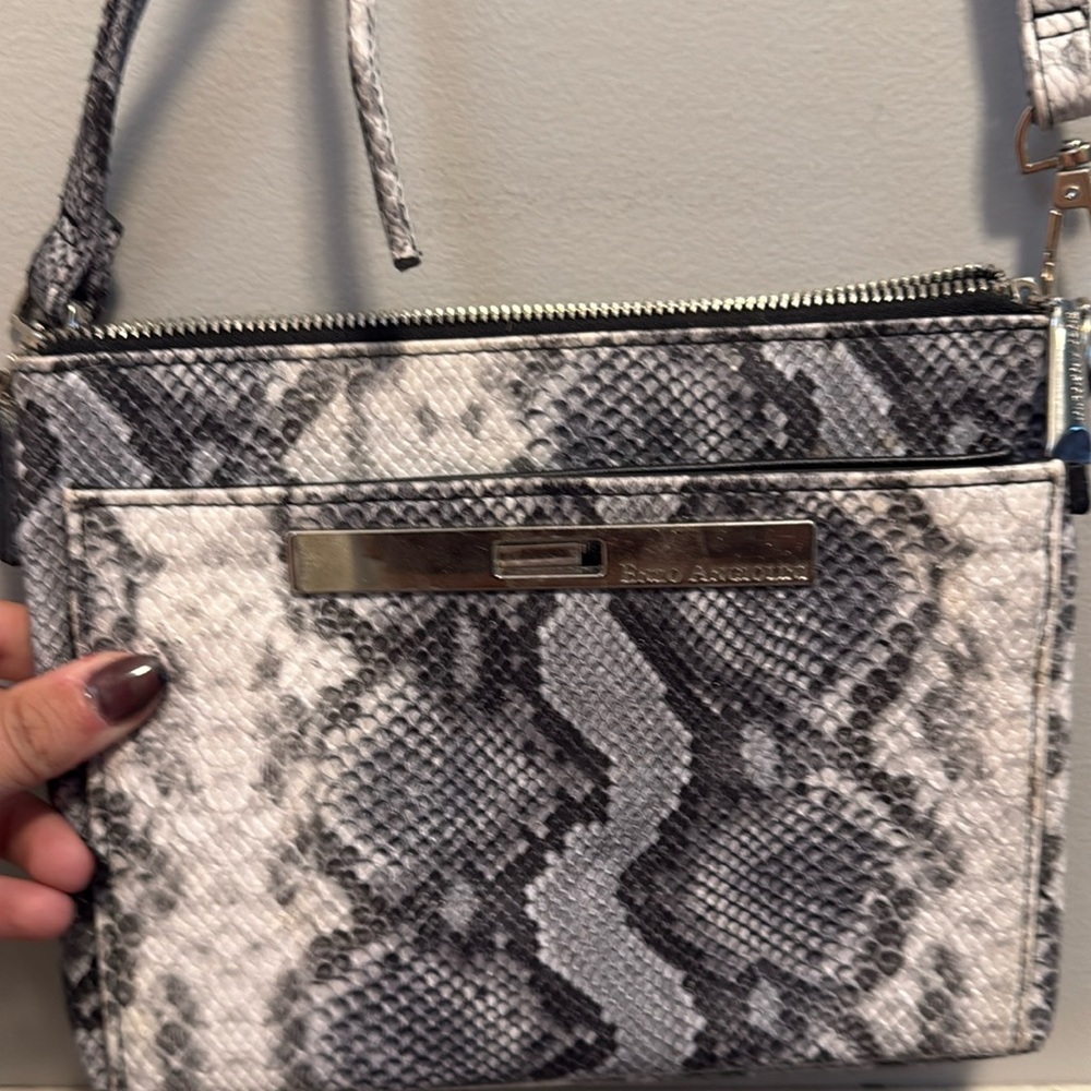 Grey Snake Skin Wallet purse